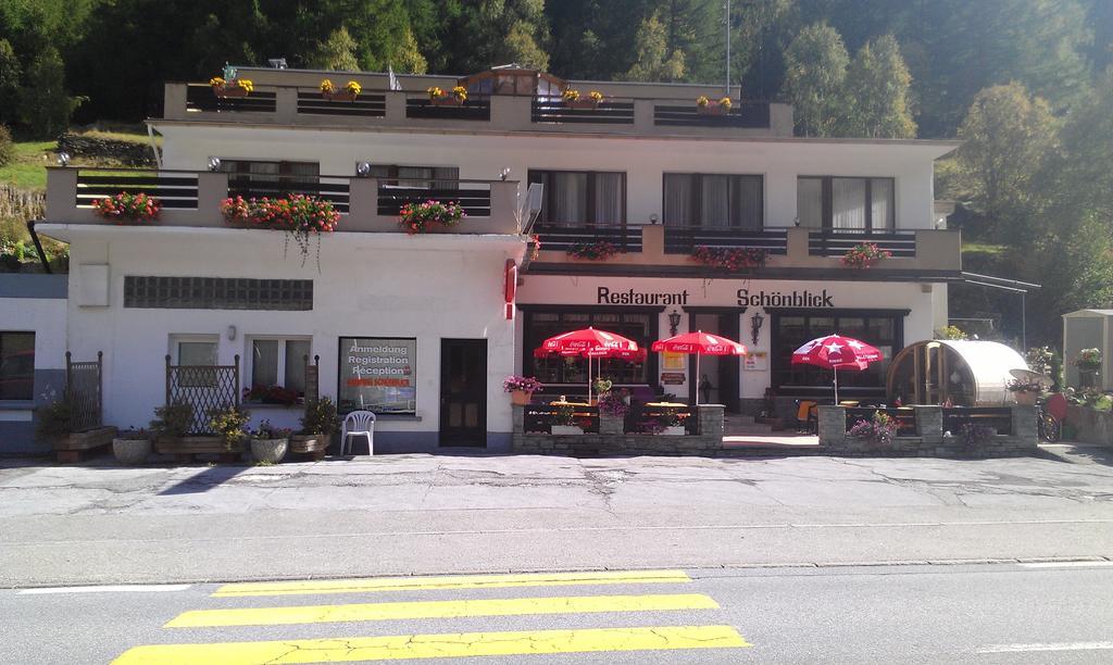 Pension Schoenblick Saas-Grund Esterno foto